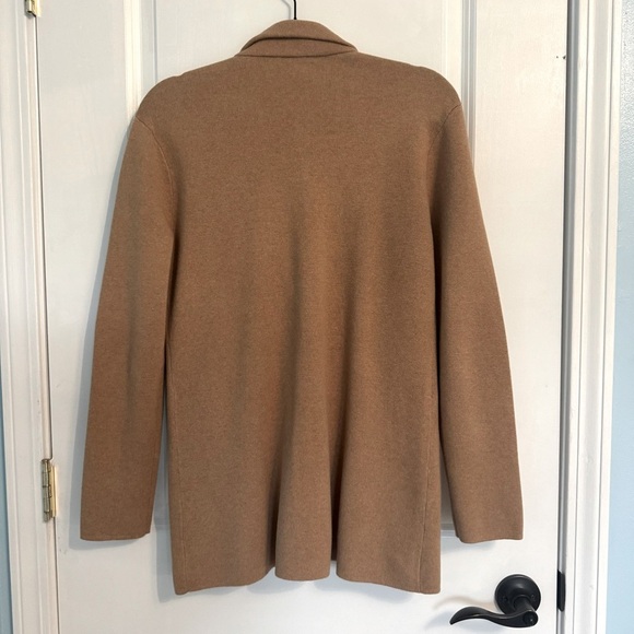 J. Crew Women's Tan Sweater Blazer Size Small - Picture 3 of 8